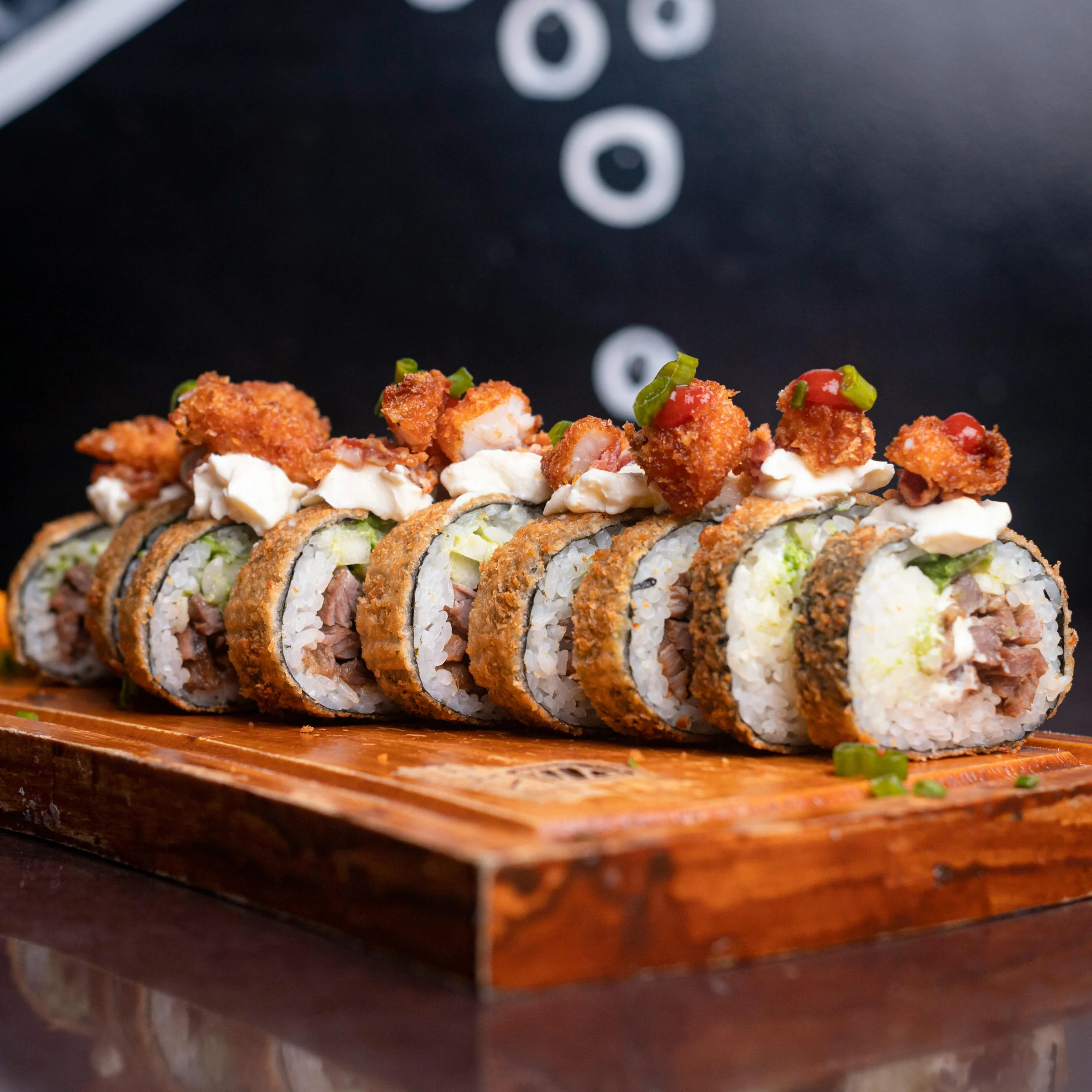 Sushi Order Topped with Salmon NYT