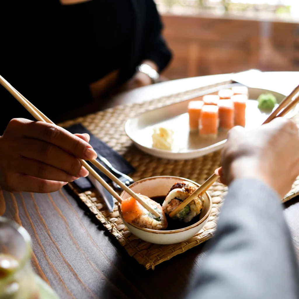 Sushi Order Topped with Salmon NYT