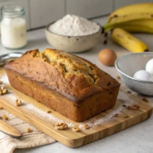 4 Ingredient banana bread
